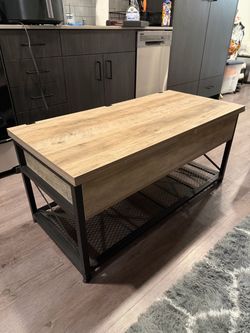 Coffee Table with dining table option