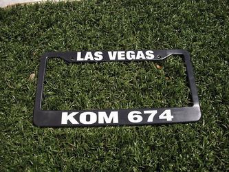 lv license plate frame