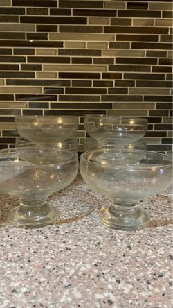 6 ice cream goblets ($10)