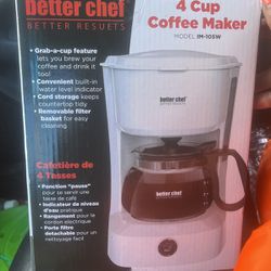 Coffee Maker 4 Cup NEW*