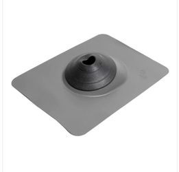 Oatey No-Calk 10-3/4 in. x 11 in. Aluminum Gray Vent Pipe Roof Flashing with 1-1/2 in. - 3 in. Adjustable Diameter