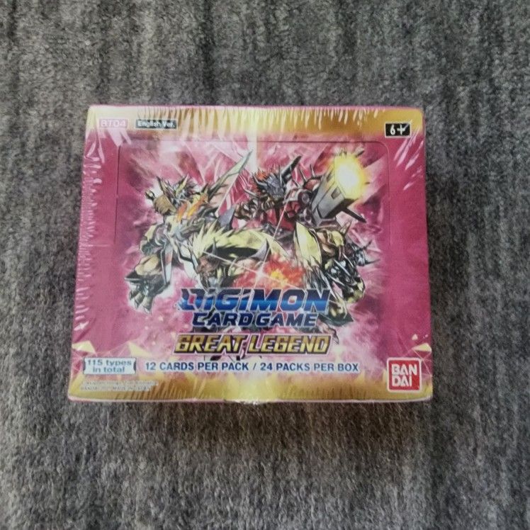 Digimon Great Legend Booster Box Digimon Great Legend Booster Box