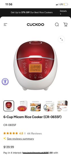 Cuckoo 6-Cup Rice Cooker