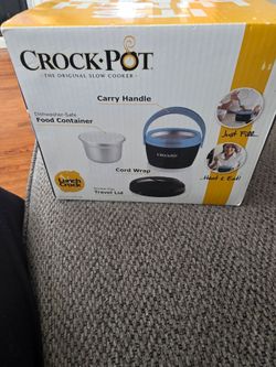 Crock Pot - slow cooker, lunch crock.