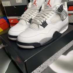 Jordan 4 White Cement Size 10 