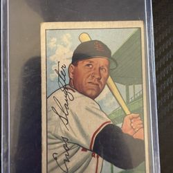 1952 BOWMAN BASEBALL ~ #232 ~ ENOS SLAUGHTER ~ HALL OF FAME ~ ST LOUIS CARDINALS