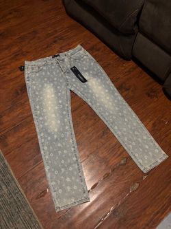 Purple jeans