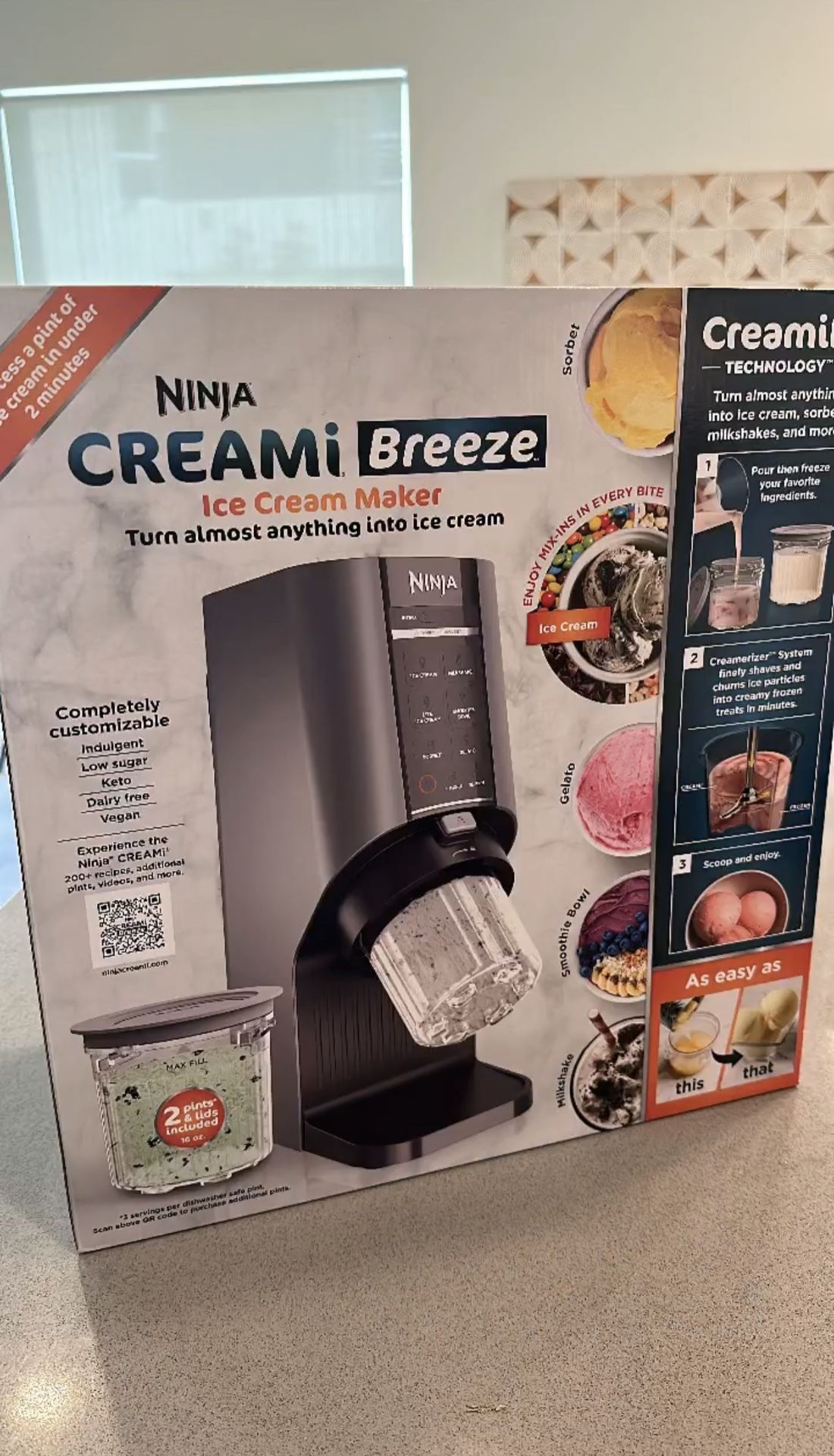 Ninja Creami Breeze Ice Cream Maker for Sale in San Diego, CA - OfferUp