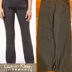 Calvin Klein Y2K Performance straight-leg Quick dry Grey sweatpants size  Xxl
