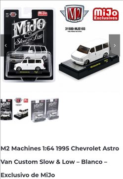 M2 Machines MiJo 1995 Chevy Astro Van 1:64