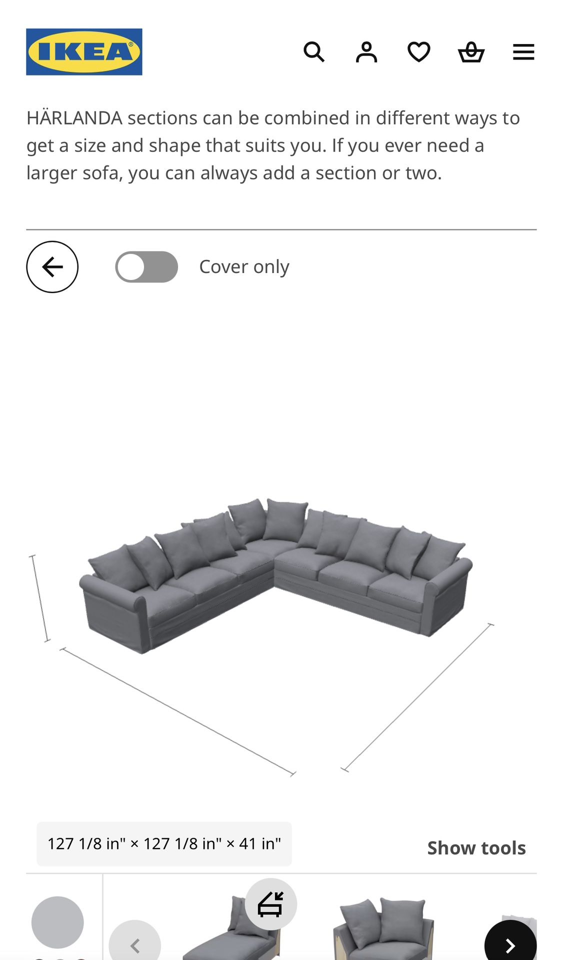 Ikea Harlanda Sectional