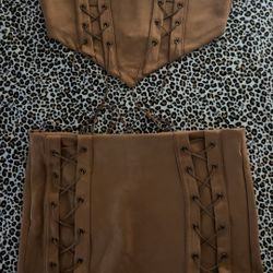 Skirt & matching top.