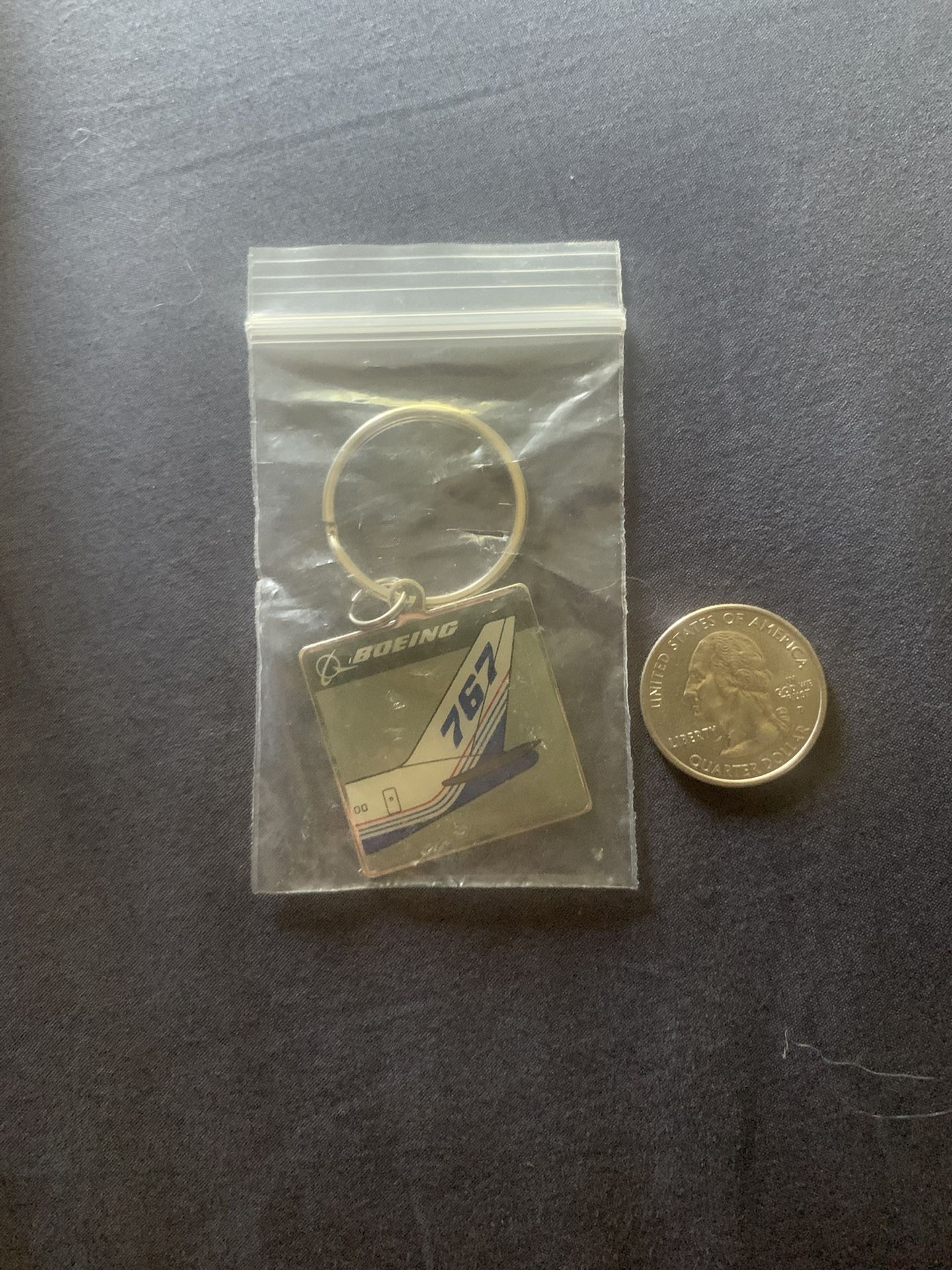 Boeing 767 keychain