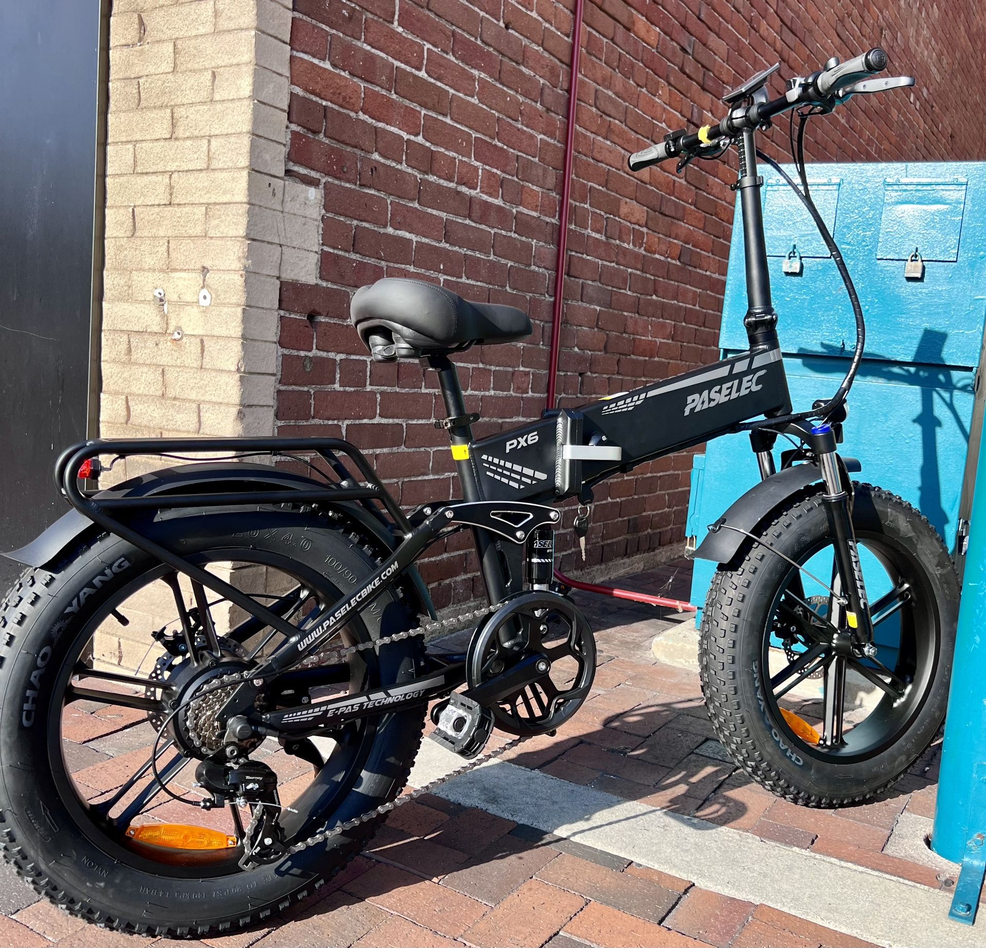 Full Suspension 1000 Watt Folding Electric Bike Fat Bike Ebike