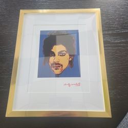 Andy Warhol Prince Painting  Signed