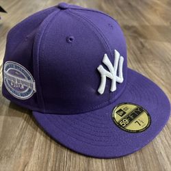 New York Yankees New Era Fitted Hat Inaugural Patch Size 7 1/2