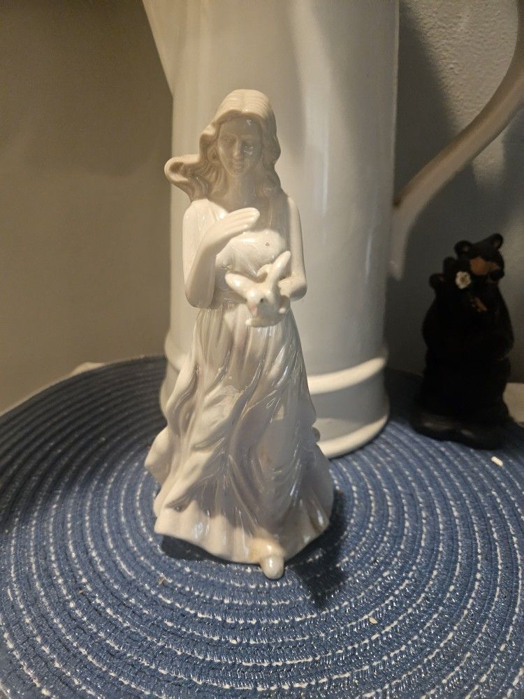 Vintage Porcelain Angel Figure