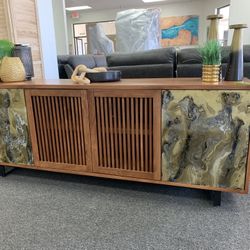 Solid Wood Console Table 