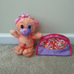 Orange Doodle Bear 9" Stuffed Animal 