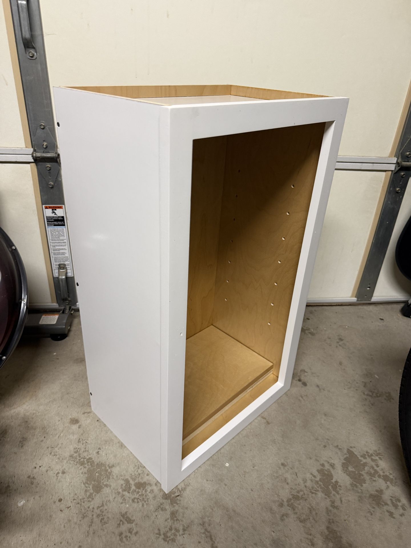 White Wood Cabinet 18”x30”x12”