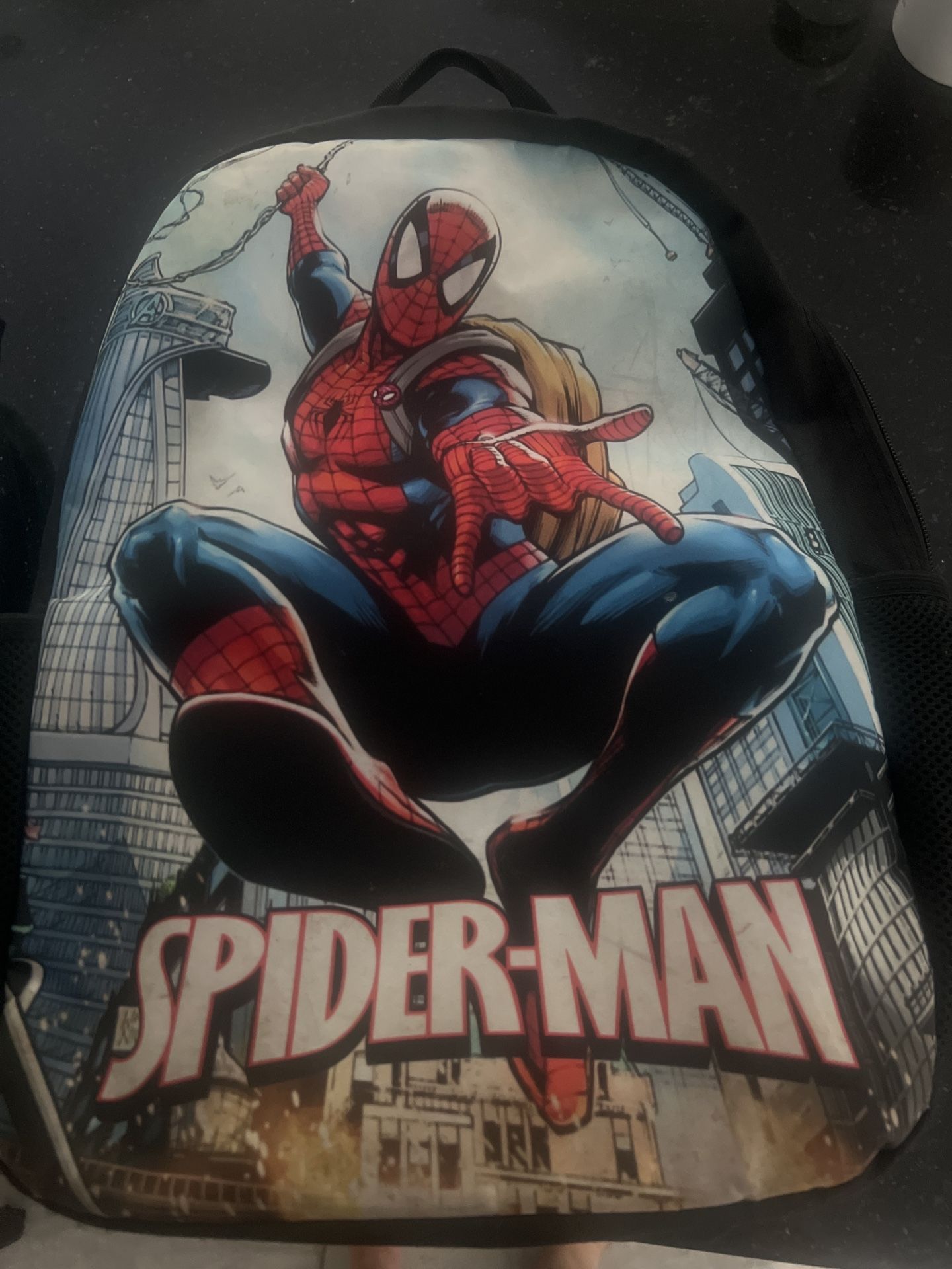 Spider Man Themed Backpack