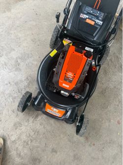 YARDMAX 24 in. 201ccSELECT PACE 6 Speed CVT High Wheel RWD 3-in-1 Gas Walk Behind Self Propelled Lawn Mower