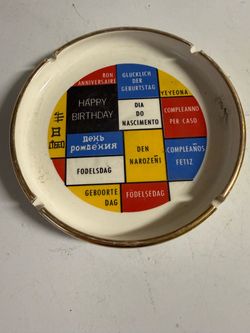 Happy Birthday Ashtray