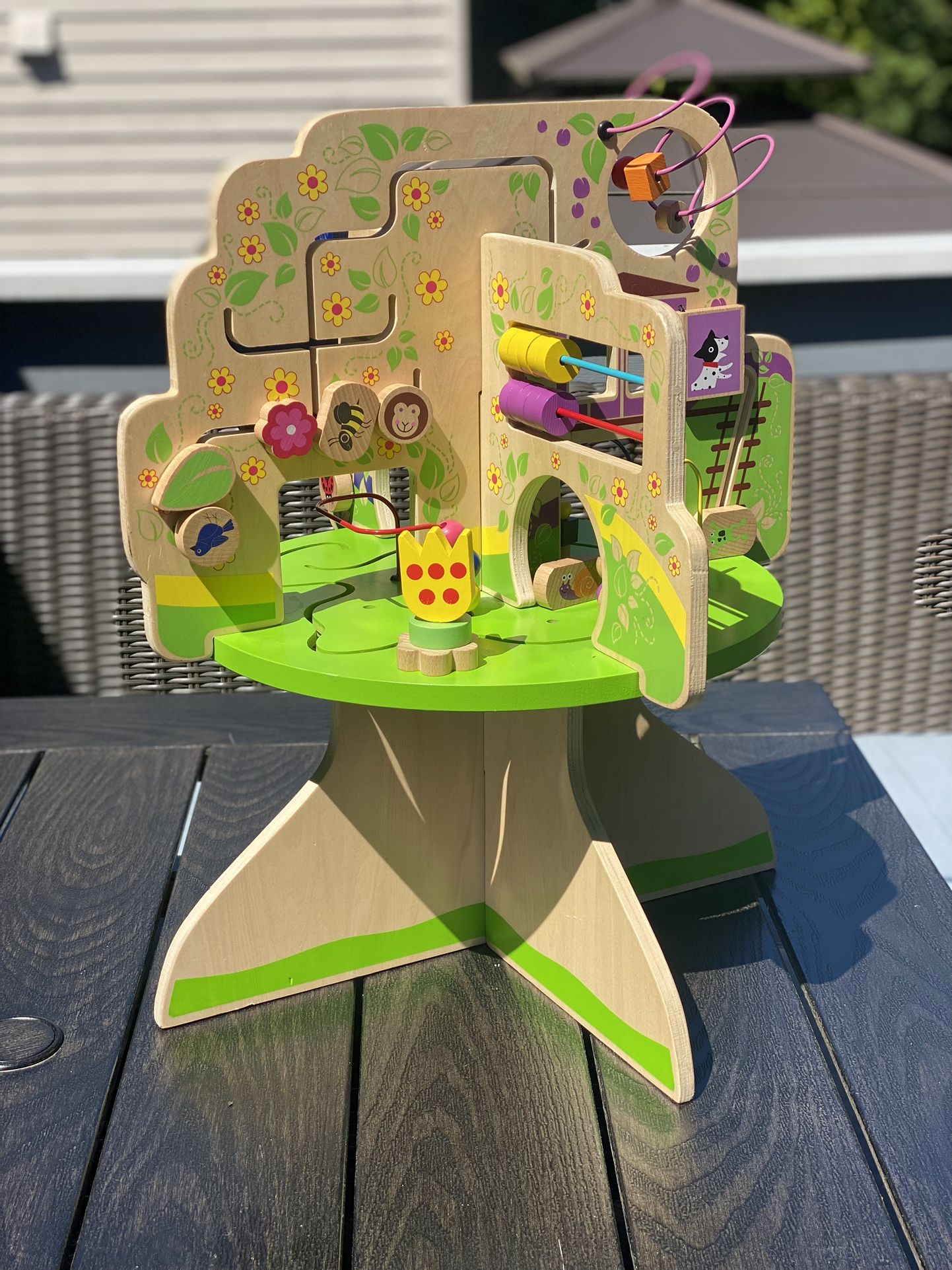 The Manhattan Wooden Montessori Activity Table