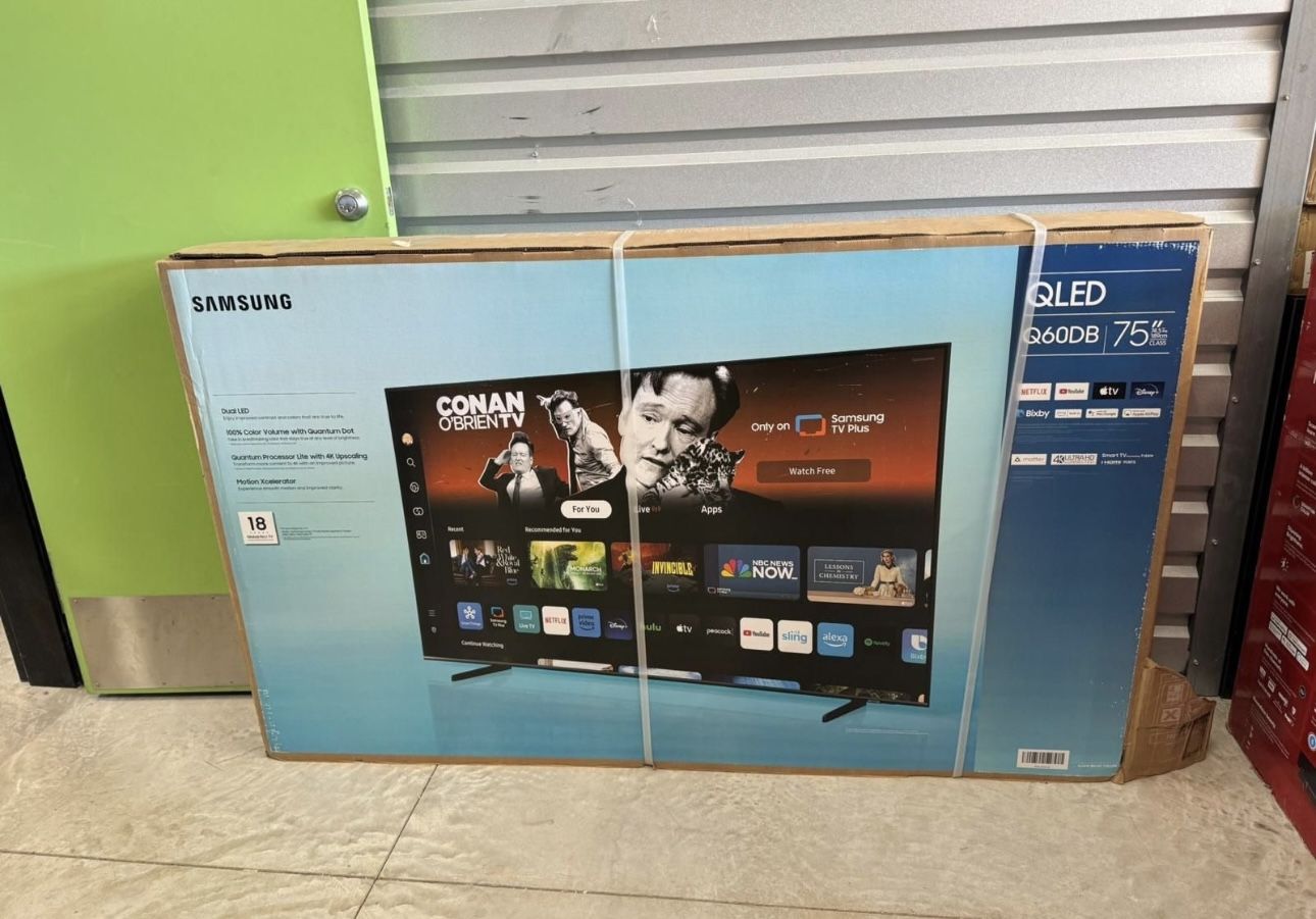 Q6DB 75” Samsung QLED smart 4K tv HDR