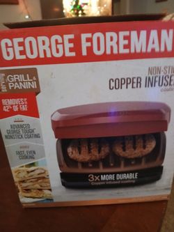 George Foreman Copper Infused Grill