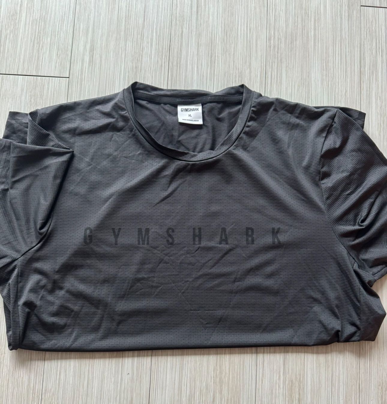 New Gymshark Men’s Gray Gym Workout Training Shirt Size XL