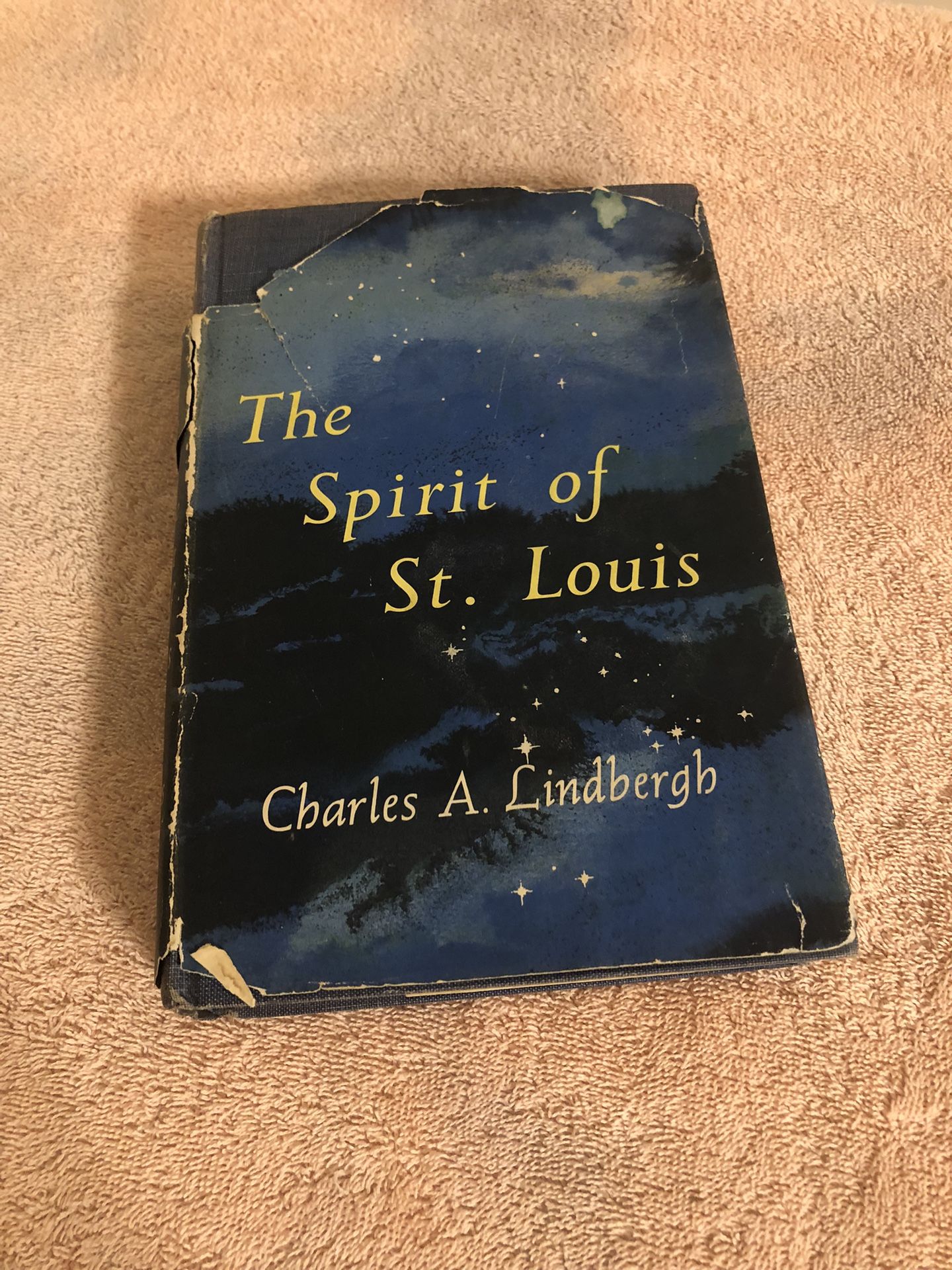 Vintage 1953 The Spirit Of St. Louis By Charles Lindbergh First Edition