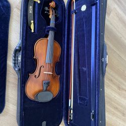 Kennedy Violins - Solid Mapple Wood Violin + Case