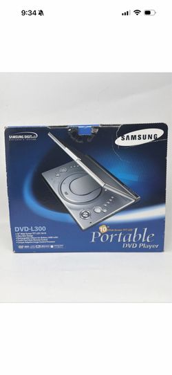 NEW Samsung Portable DVD Player Model DVD-L300A 10”