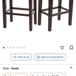 Christopher Knight Home 295611 Jaeden Backless Faux Leather Bar Stools With Brass Nailhead Studs