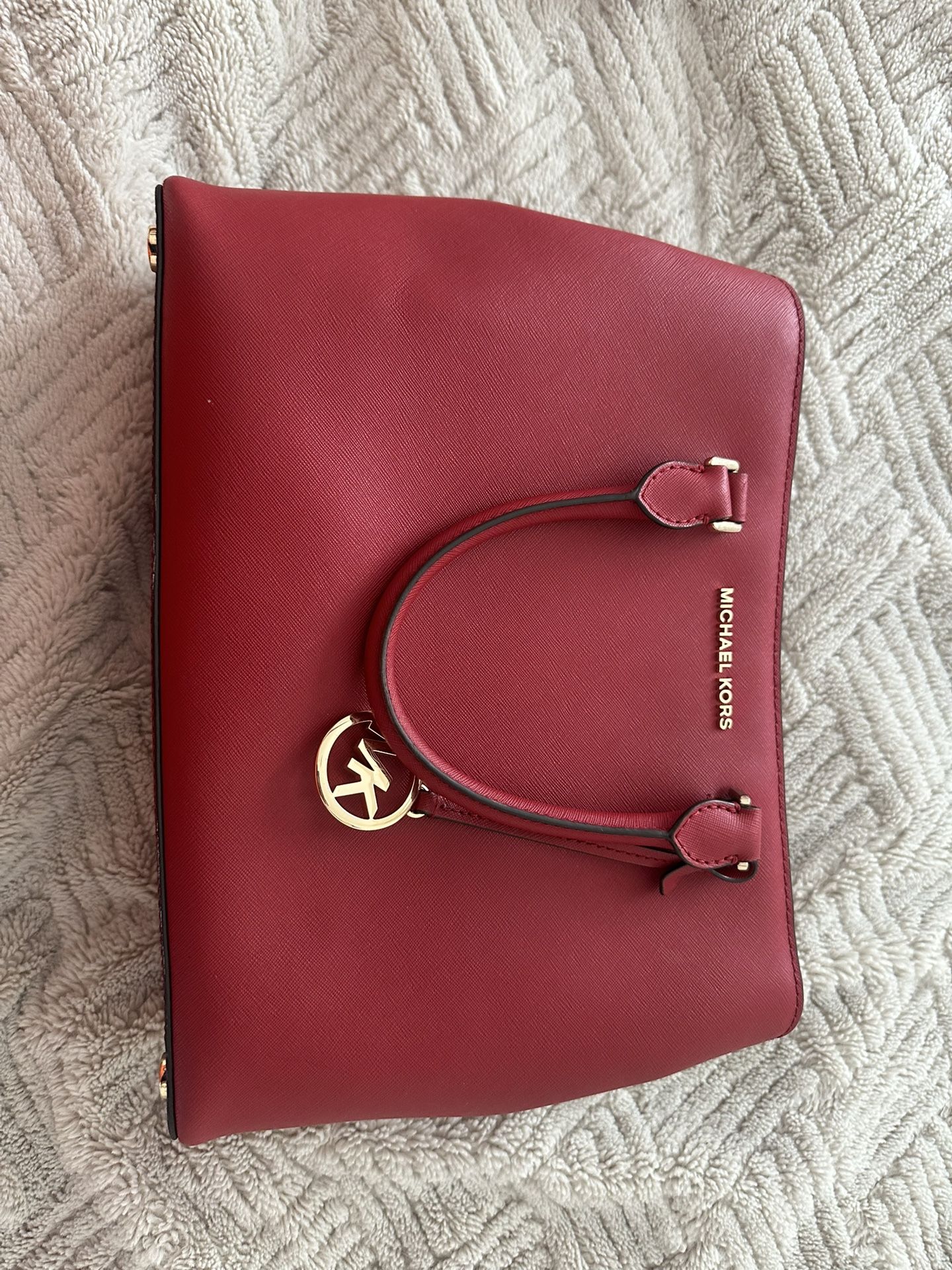 Red Michael Kors Bag & Wallet