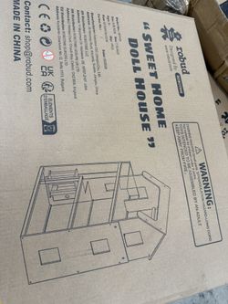 Wooden Dollhouse for kids