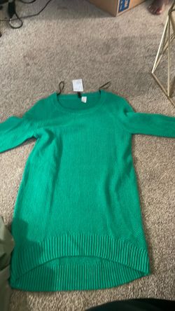 DIVIDED Green H&M Wool sweater