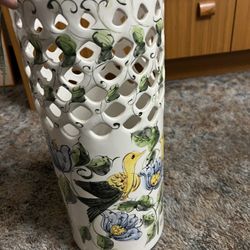 Neuwirth Ceramic Umbrella Holder Made In Portugal