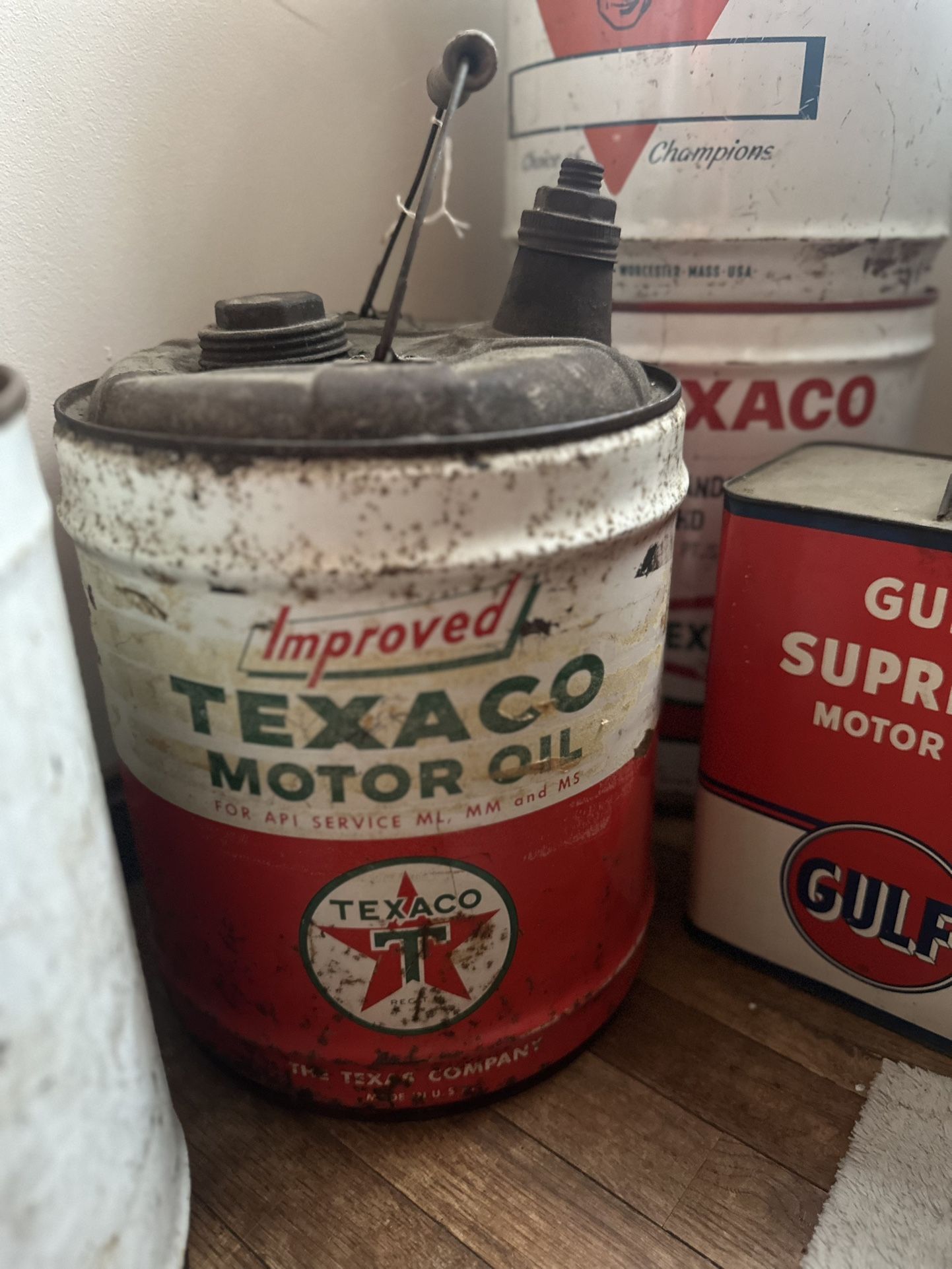 Texaco Oil Can