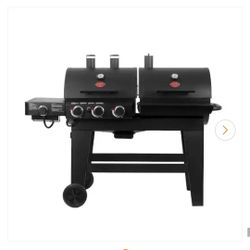 Dual Fuel BBQ Grill With Side Burner 