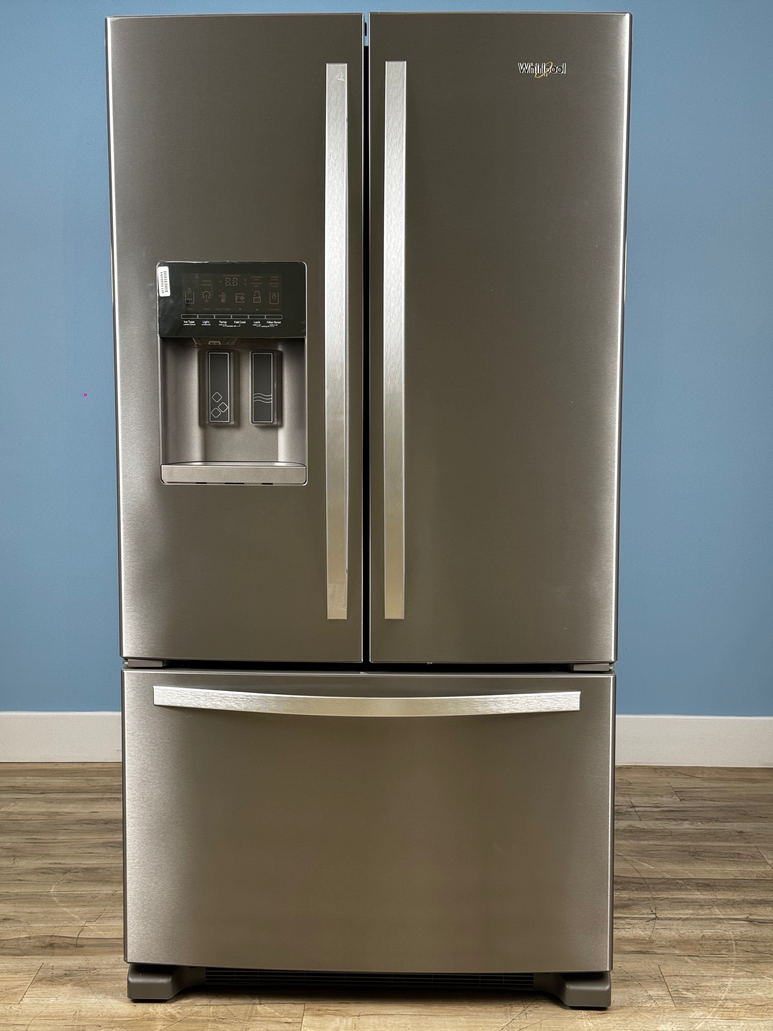 Whirlpool - 24.7 cu ft French Door Refrigerator - Stainless Steel