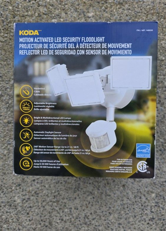 New in box: Koda Motion Activated LED Security Floodlight