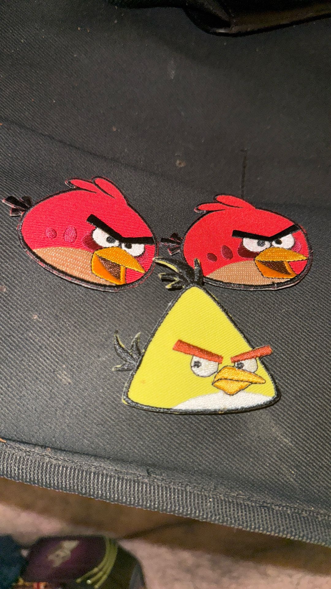3 Angry Bird Cloth Patch