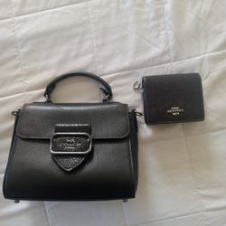 women's handbag and men's wallet  Coach brand 