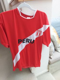 Peru world cup Soccer jersey shirt Large