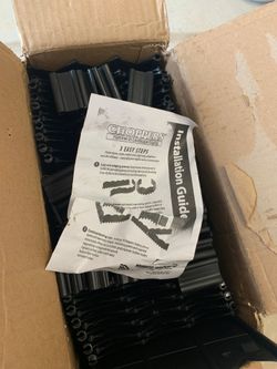 msco Choppers 60 ft. Black Resin Hammer- Edging (120-Piece Set