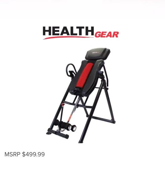 New Inversion Table Health Gear ITM 7.5