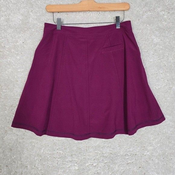 Title Nine Skort Women 2 Purple Swingtastic Stretch Zip Pocket Active Tenniscore
