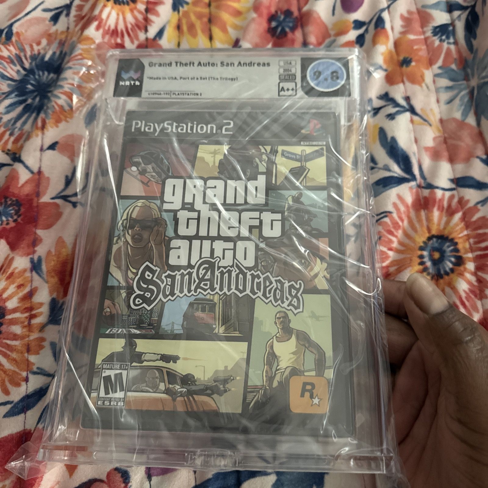  Grand Theft Auto: San Andreas GTA WATA 9.8 A+ Sealed PS2